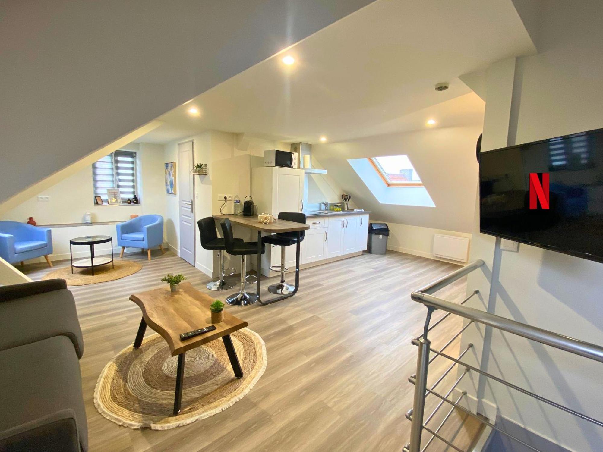 Studio Spacieux Et Elegant Au Coeur De Bourbourg - Gare A Proximite Kültér fotó
